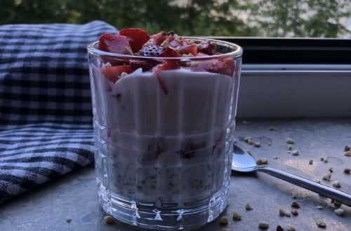 Erdbeer Chia-Pudding